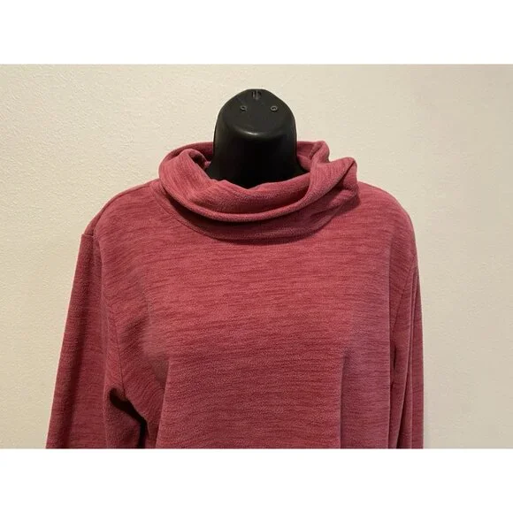 Tek Gear Womens Size L Top Cowl Neck Long Sleeve - Picture 2 of 9